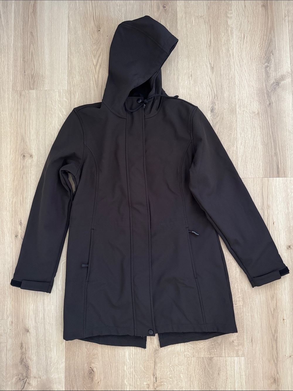 Outdoor Ventures Lightweight Waterproof Fleece Lined Hooded Softshell Coat